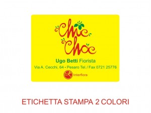 Etichette adesive grandi per fioristi, fiorai e vivaisti (mm 50X38)  (cod.100G)